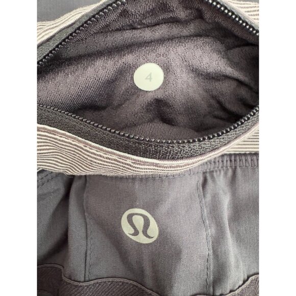 Lululemon Run: Pace Setter Skirt - Heather Grey Black Womens Size 4 - Picture 5 of 5